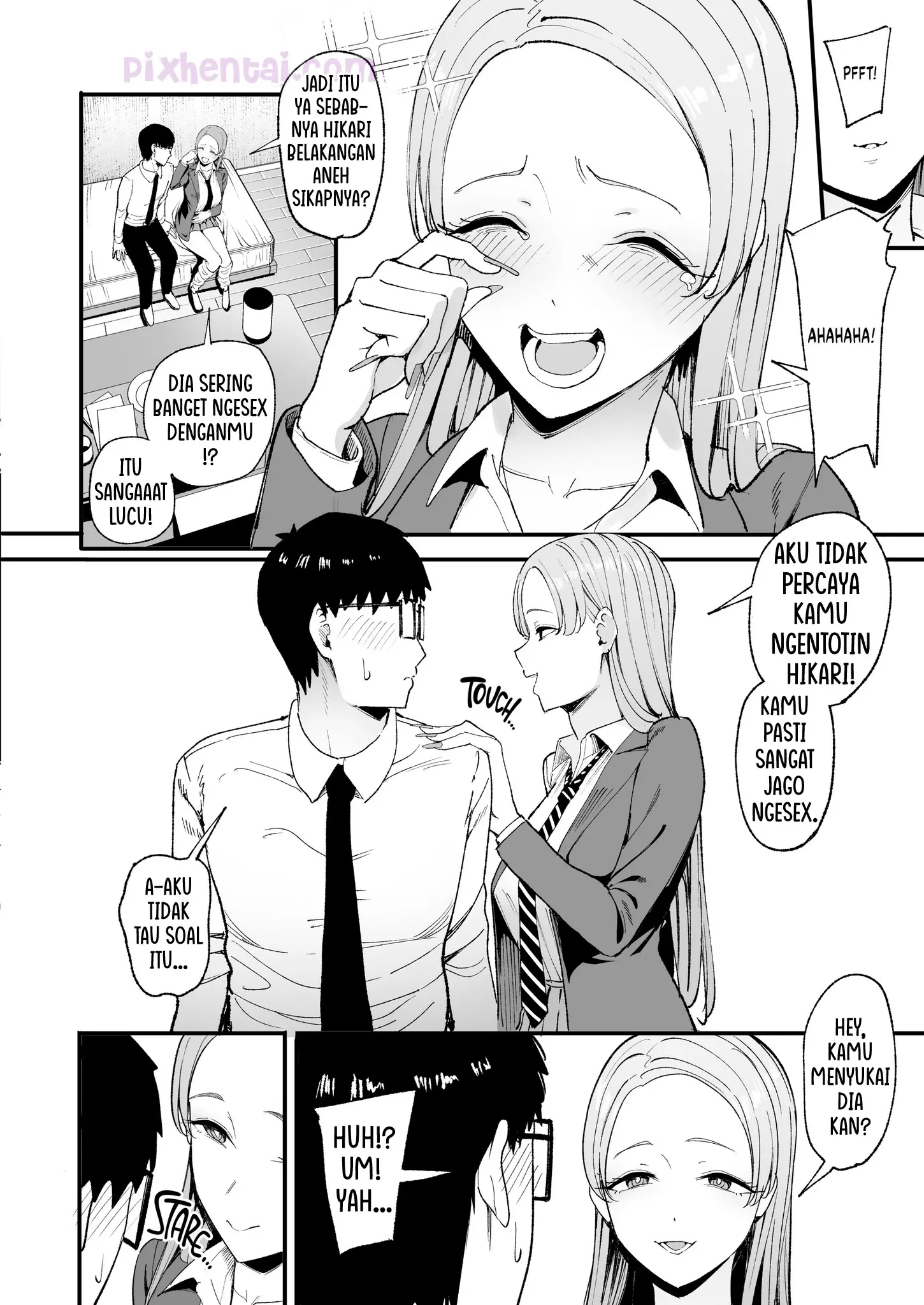 Komik hentai xxx manga sex bokep The Gyaru I Hang Out with Lets Me Use Her Pussy 4 page 11